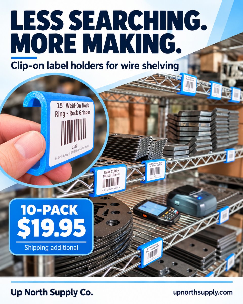 Wire Shelf Label Clip